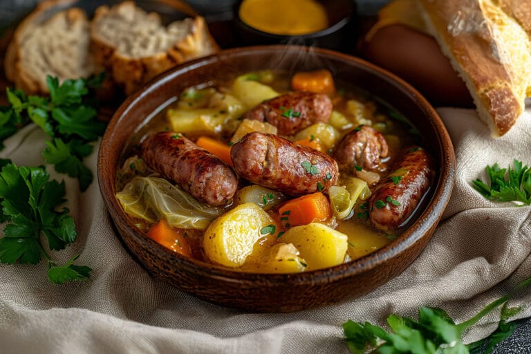 Potée aux Saucisses et Légumes : Un Plat Réconfortant et Traditionnel