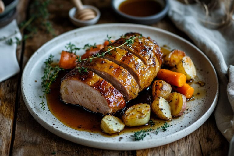 Rôti de Porc au Miel