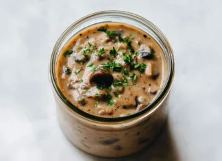 Sauce Russe (Salsa Rusa) aux Champignons