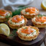 Tartelettes au Fromage de Chèvre et Saumon Fumé