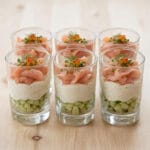Verrines Saumon Fumé et Fromage Frais