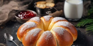 Brioche au yaourt et à la vanille