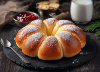 Brioche au yaourt et à la vanille