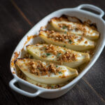 Endives gratinées au Roquefort et Noix