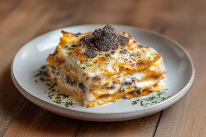 Lasagnes Courge Butternut et Truffe