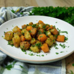 Poêlée de topinambour et potimarron