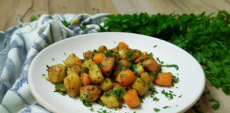 Poêlée de topinambour et potimarron