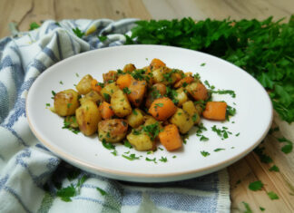 Poêlée de topinambour et potimarron