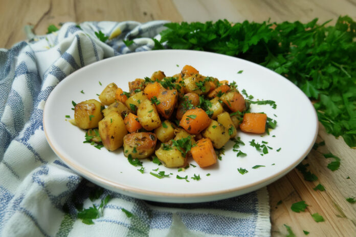 Poêlée de topinambour et potimarron