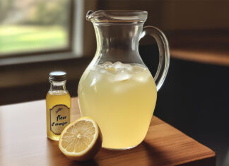 Citronnade à la fleur d’oranger