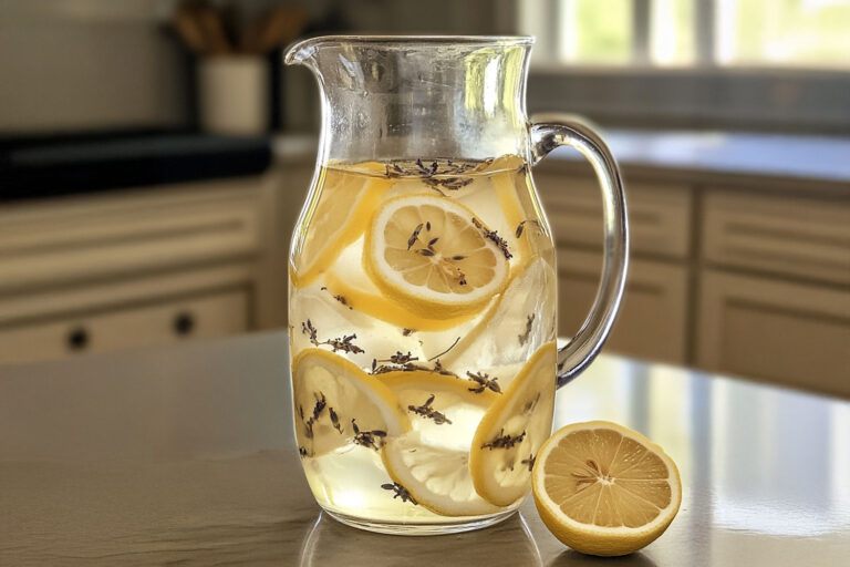 Eau aromatisée lavande-citron : une boisson rafraîchissante et florale