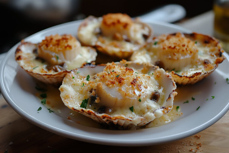 Recette de coquilles Saint-Jacques gratinées
