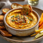 Tartinade de butternut rôtie à l’ail, douce, onctueuse et pleine de goût. Une recette végétale simple, parfaite pour l’apéritif ou en dip.