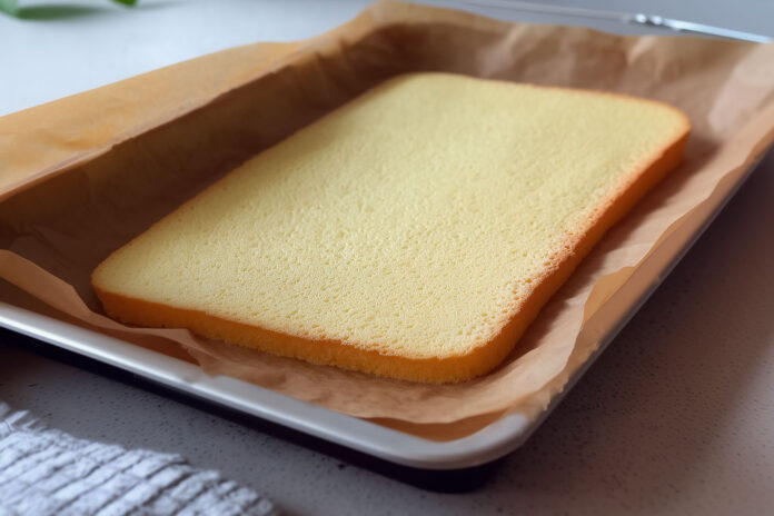 Génoise pour Bûche de Noël – simple, rapide et inratable Génoise moelleuse cuite sur plaque, base simple et rapide pour réaliser une bûche de Noël maison roulée sans casser.