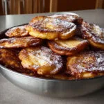 Beignets aux pommes cuits à la poêle