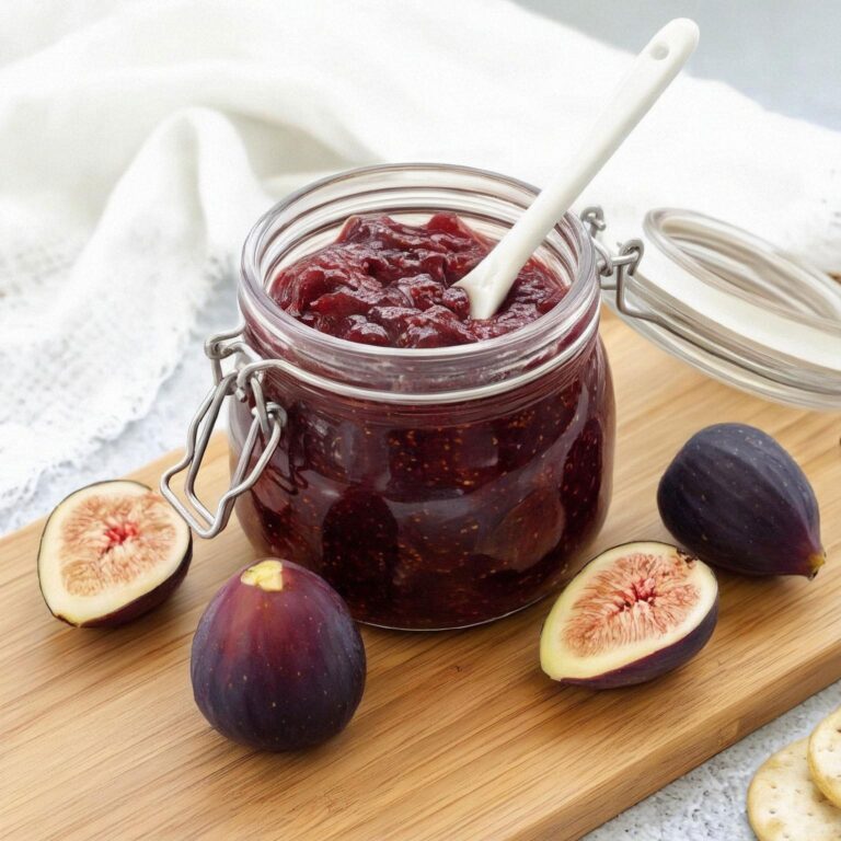 Confiture de figues express au romarin