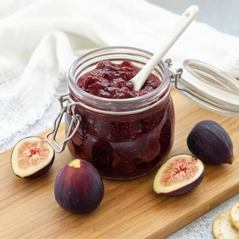 Confiture de figues express au romarin