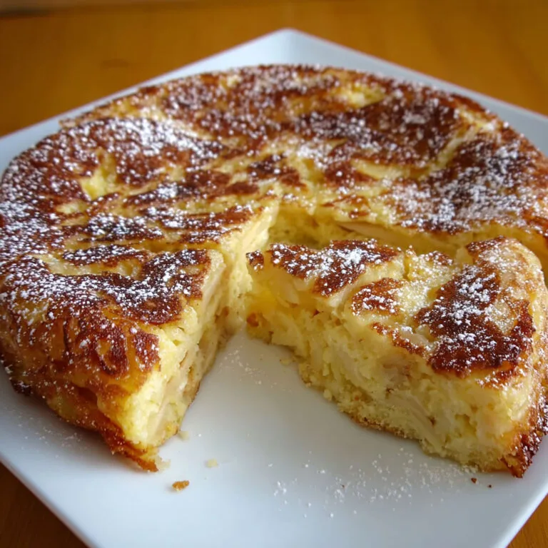 Gâteau aux pommes à la poêle