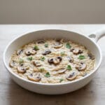 Risotto aux champignons crémeux : recette italienne