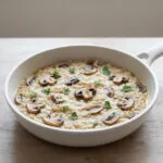 Risotto aux champignons crémeux : recette italienne