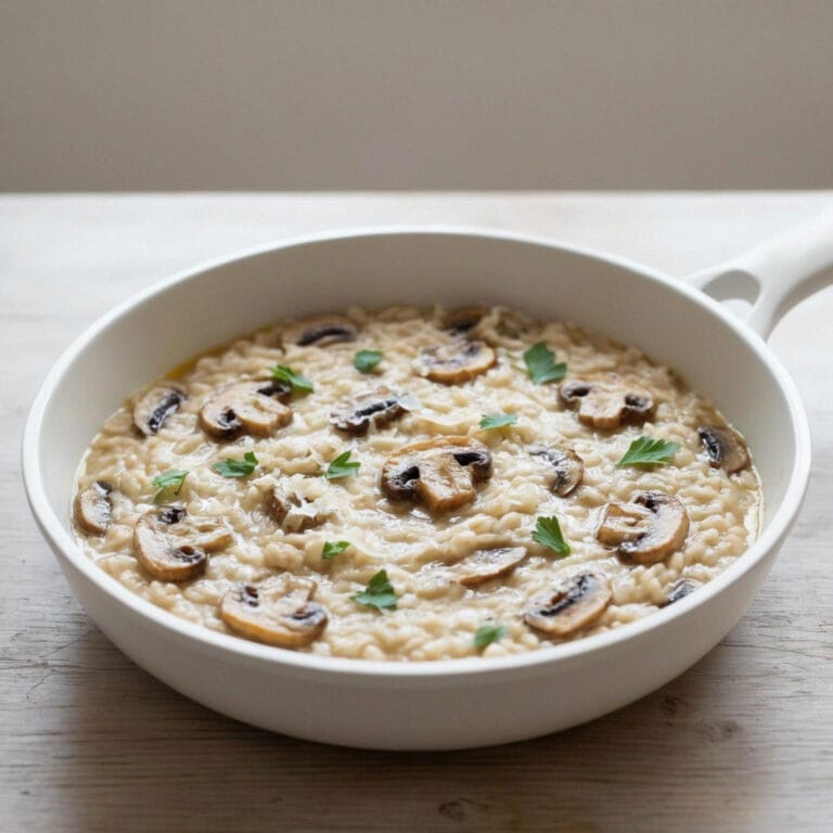 Risotto aux champignons crémeux : la recette italienne classique