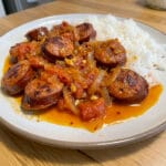 Rougail saucisses authentique de l’Île de La Réunion