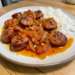 Rougail saucisses authentique de l’Île de La Réunion
