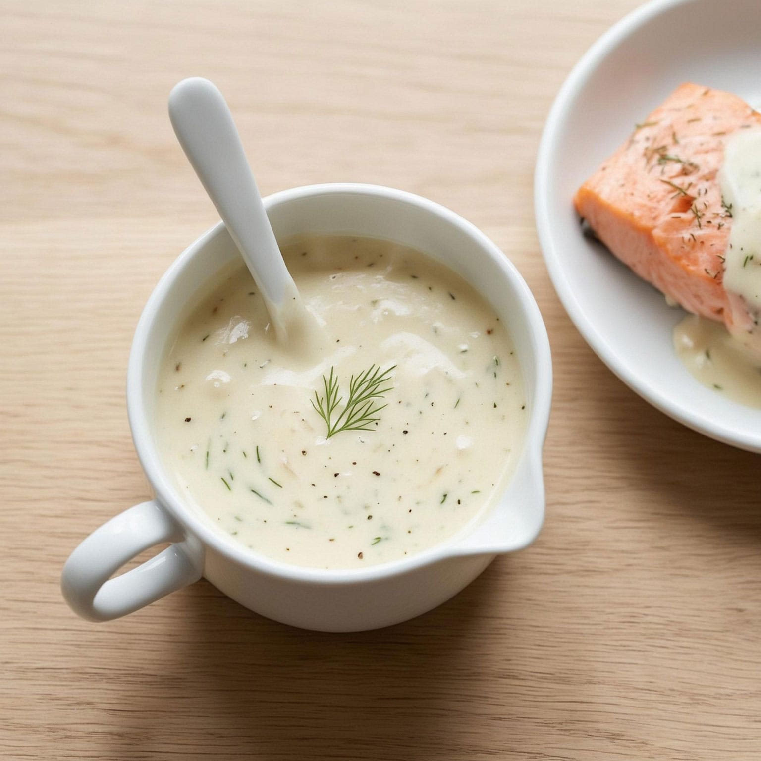 Sauce pour saumon au four