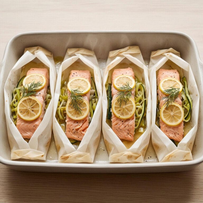 Saumon en papillote au four