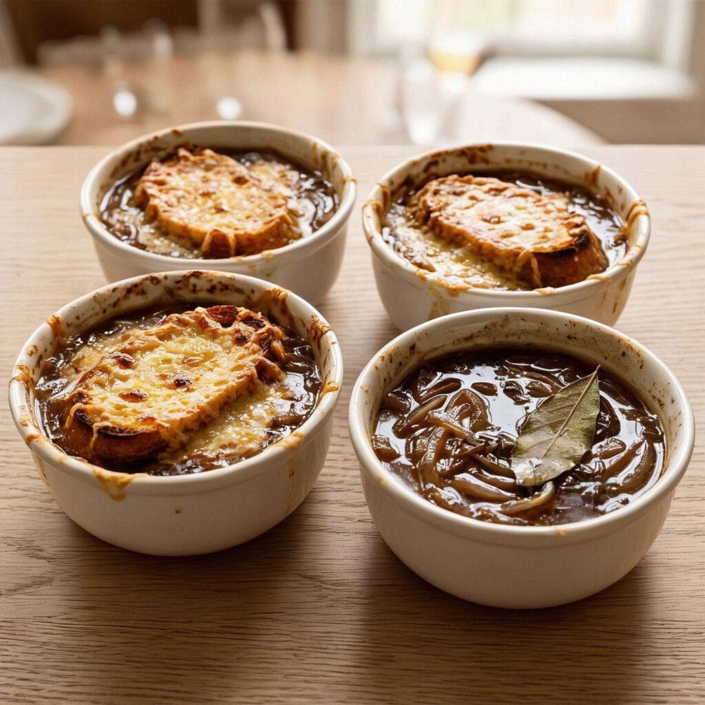 Soupe à l'oignon gratinée de grand-mère : la recette traditionnelle française