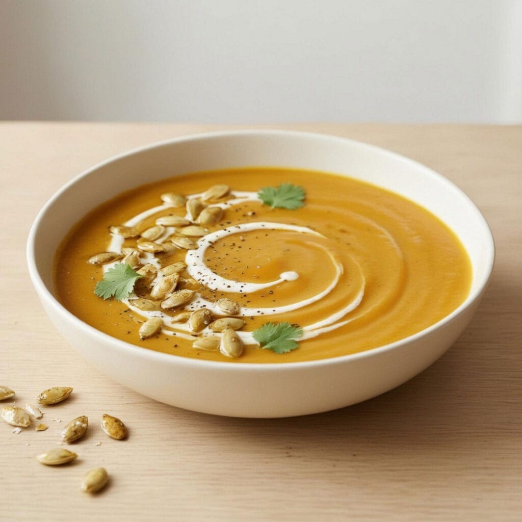 Soupe butternut carotte