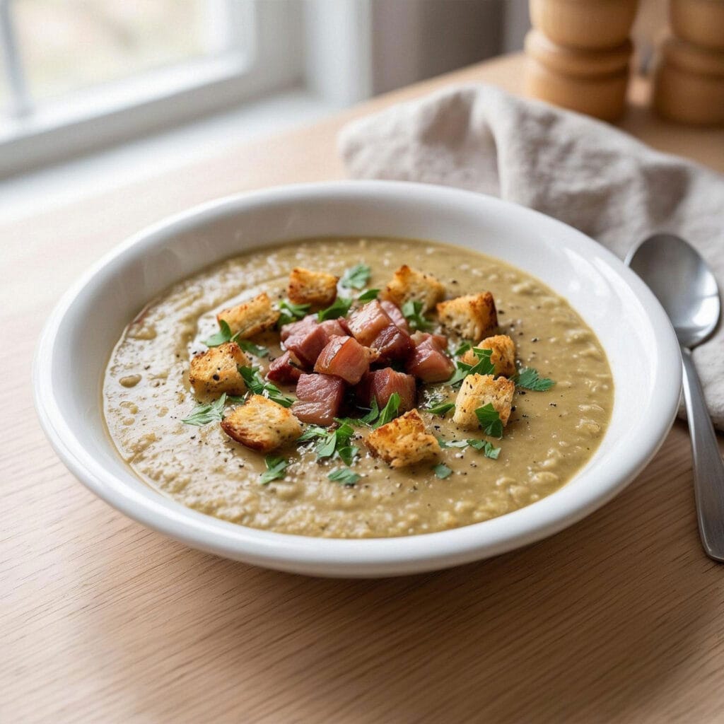 Soupe de pois cassés de grand-mère, la vraie recette d'hiver
