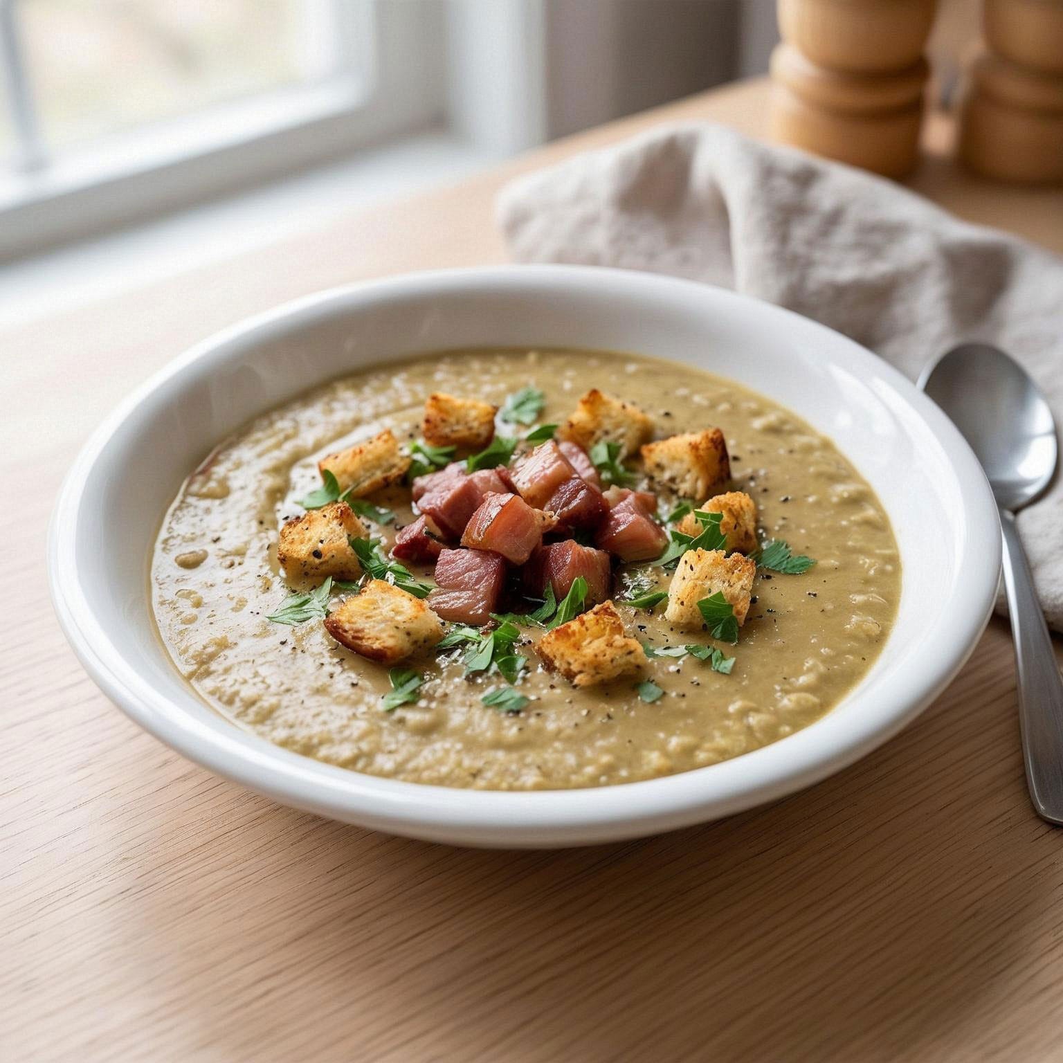 Soupe de pois cassés de grand-mère, la vraie recette d'hiver