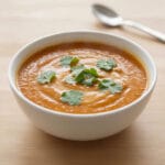 Soupe de lentilles corail