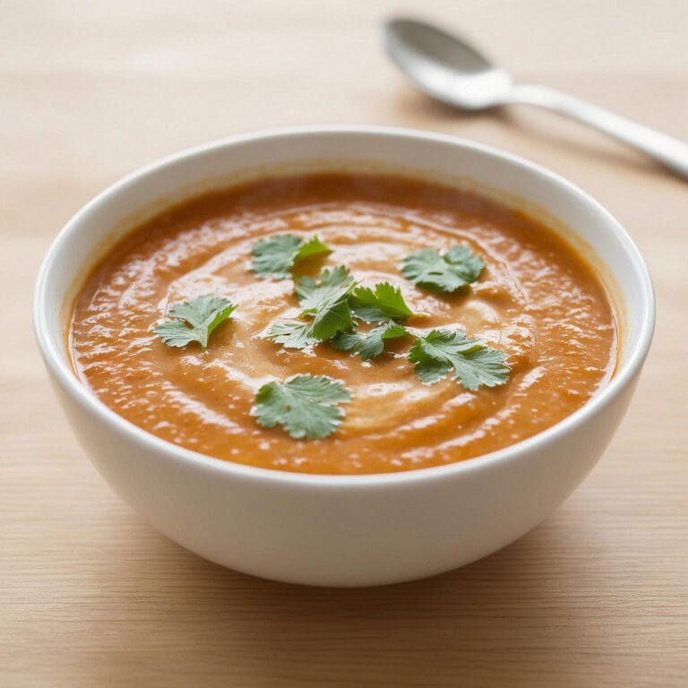 Soupe de lentilles corail au lait de coco : recette