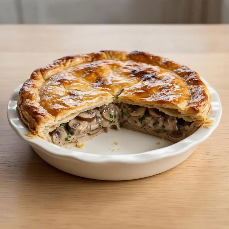 Tourte aux champignons