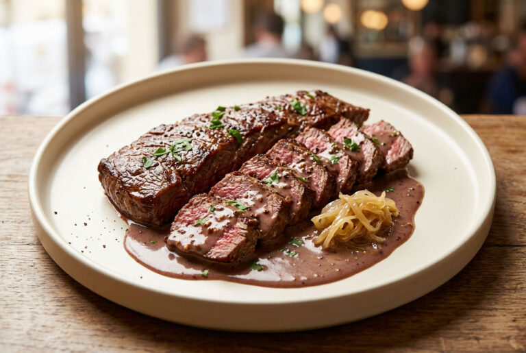 Bavette d’aloyau : la recette à la poêle, tendre et savoureuse