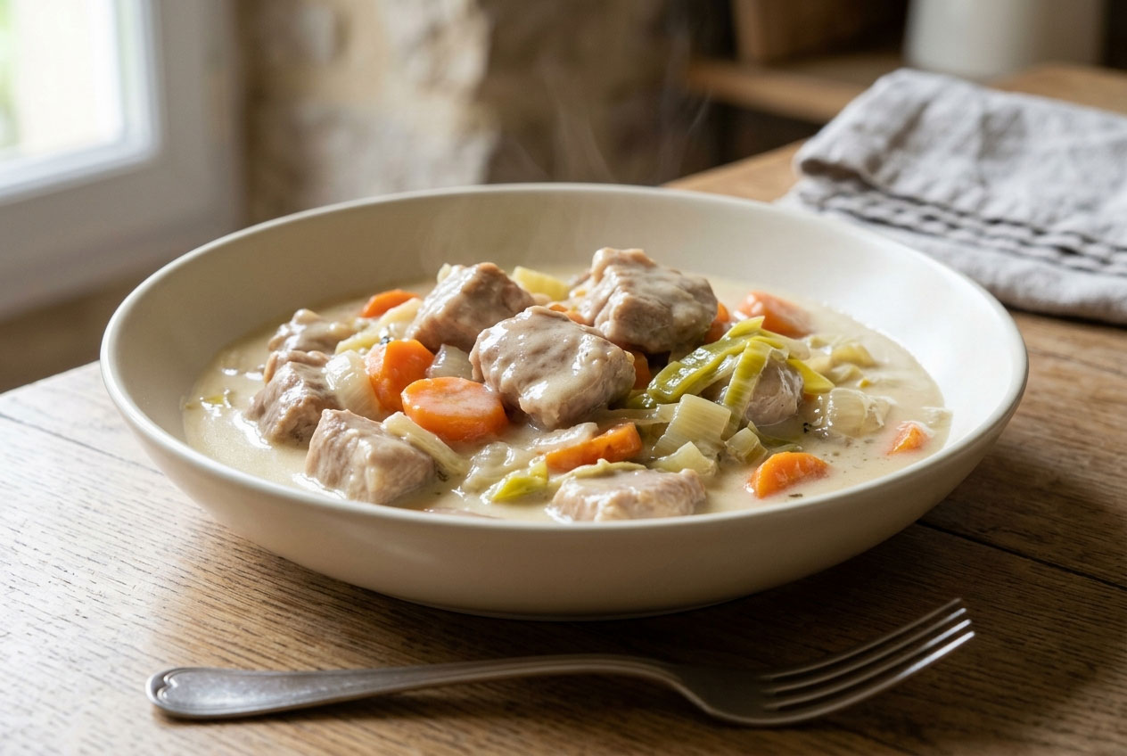 Blanquette de veau : la recette traditionnelle facile