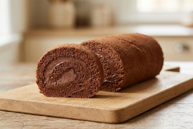 Bûche de Noël mousse chocolat