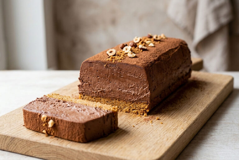 Bûche de Noël sans cuisson