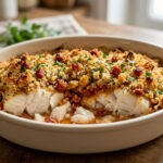 Cabillaud au chorizo en crumble