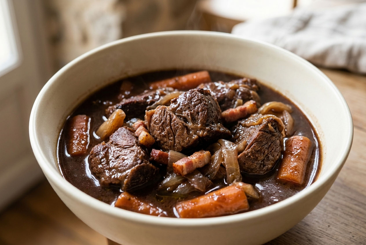 Civet de sanglier : la recette traditionnelle au vin rouge