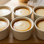 Crème aux œufs au lait d’avoine et au caramel de vanille