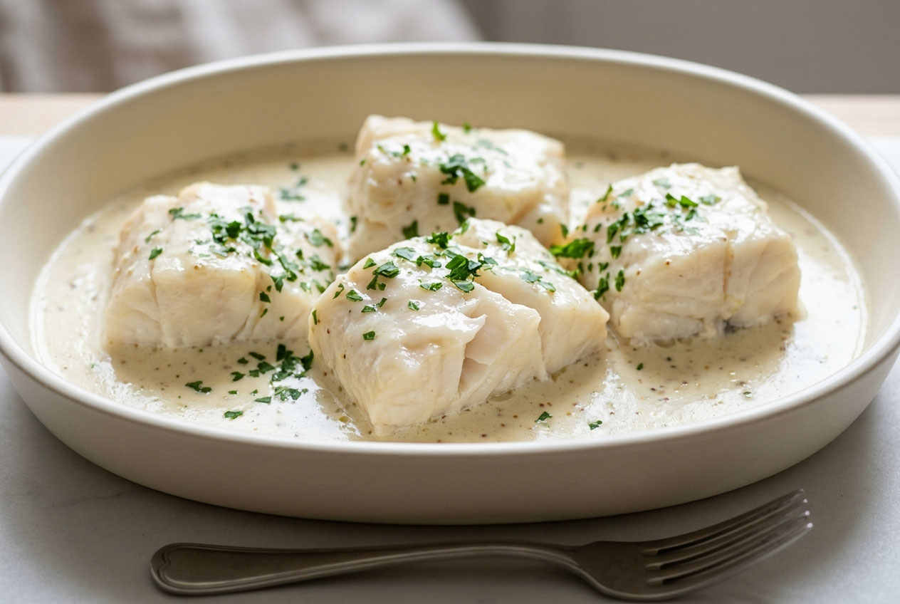 Dos de cabillaud au four : recette facile avec sauce