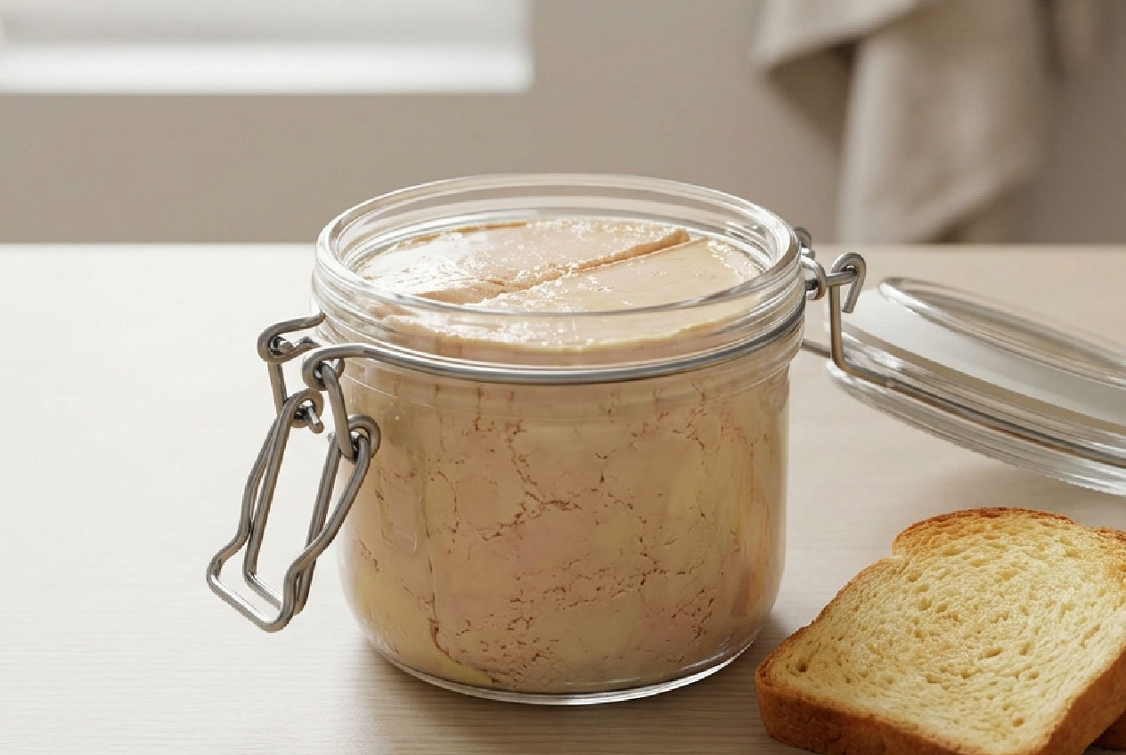 Foie gras en bocal