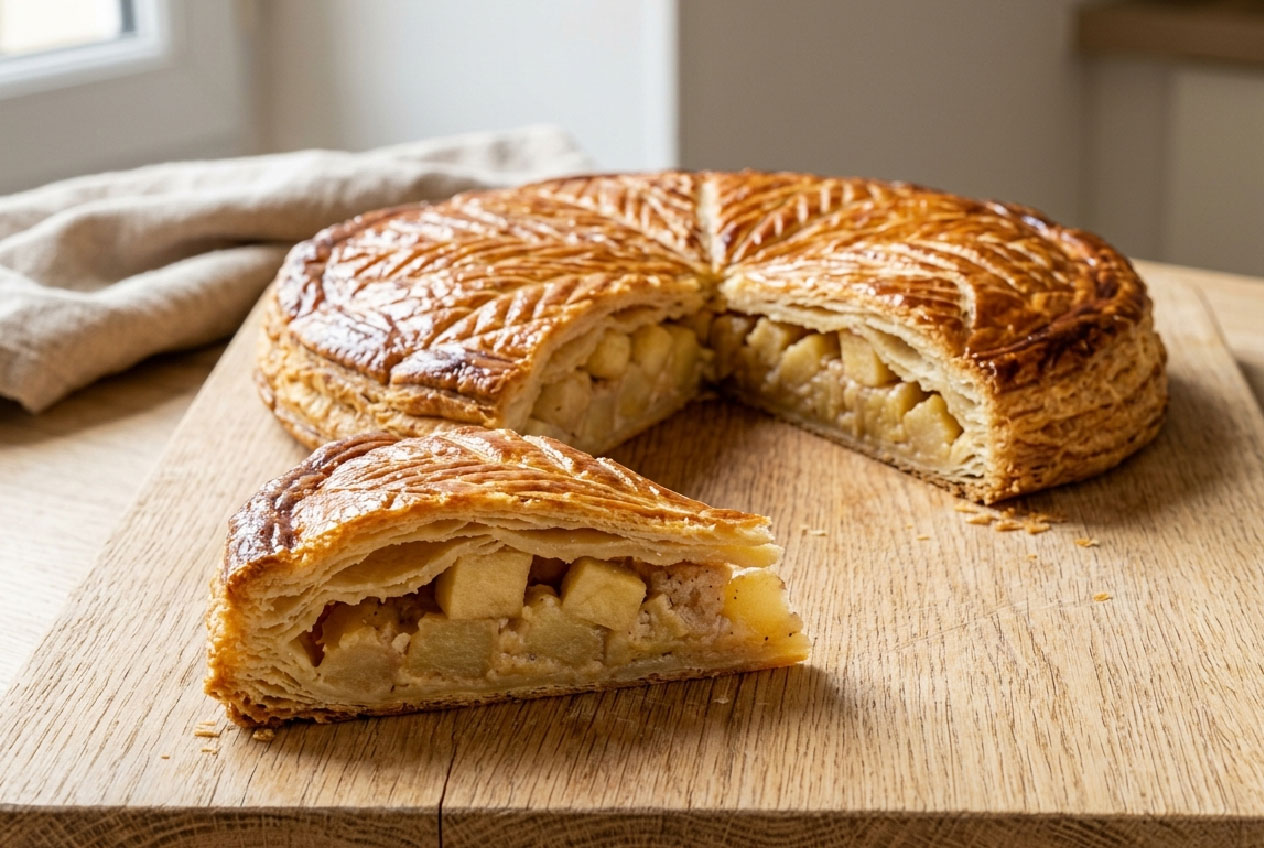 Galette des rois aux pommes