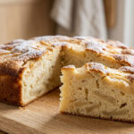 Gâteau normand aux pommes et à la crème