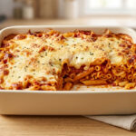 Gratin de pâtes à la tomate