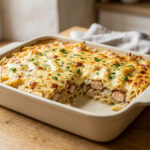 Gratin de pâtes au poulet