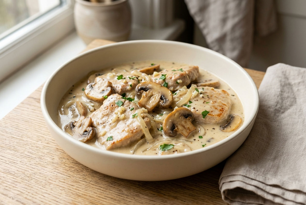 Veau aux champignons : la recette fondante et crémeuse